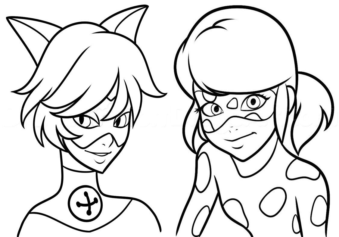 Desenhos para colorir de Ladybug