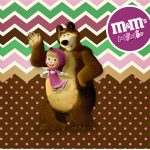 Mini M&M Masha e o Urso Kit Festa