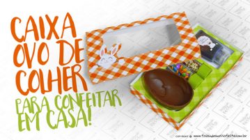 Caixa Kit Confeiteiro para Páscoa Grátis para Imprimir Caixa Kit Confeiteiro para Páscoa Grátis