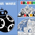 Capa Livrinho para Colorir Star Wars 1