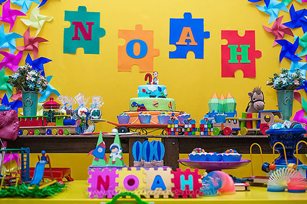 Ideias para Festa Brinquedos Aniversario do Noah