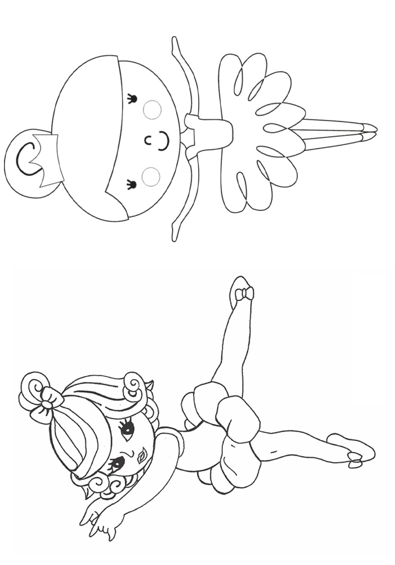 LOL bailarina para colorir - Imprimir Desenhos