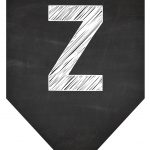 Bandeirinha Chalkboard Z