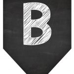 Bandeirola Chalkboard B