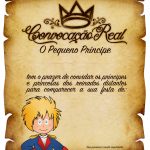 Convite Pergaminho Pequeno Principe 3