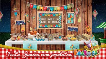 Festa Junina com Produtos FestaBox Festa Junina com Produtos FestaBox