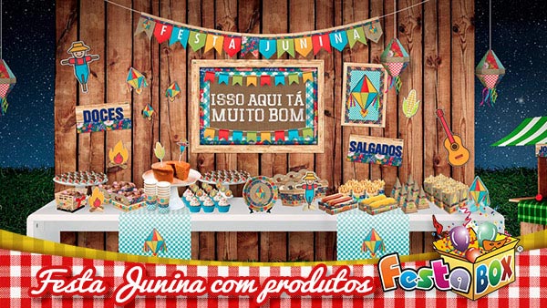 Festa Junina com Produtos FestaBox