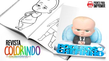 Livrinho para Colorir Poderoso Chefinho Revista para Colorir Poderoso Chefinho