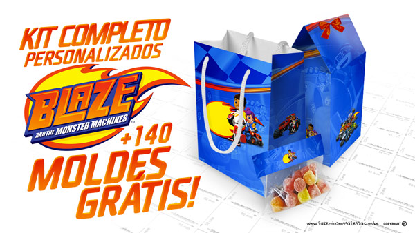 Blaze and Monster Machines Kit Festa