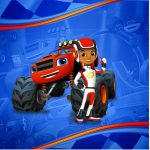 Arquivo topo de bolo blaze monster machines alfabeto png