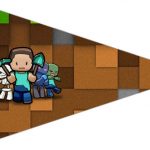Bandeirinha Sanduiche 3 Minecraft
