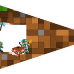 Bandeirinha Sanduiche 5 Minecraft