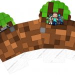 Caixa Cupcake Minecraft