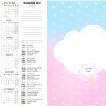 Calendario 2017 2 Chuva de Amor Kit Festa