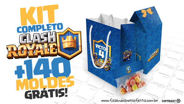 Clash Royale Kit Festa Fazendo a Nossa Festa