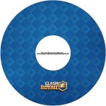 Etiqueta CD DVD Clash Royale