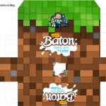 TATU-BOLINHA DECORAÇÃO: kits para imprimir Minecraft  Mine craft party,  Minecraft para imprimir, Kit festa minecraft