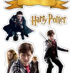 Topo de Bolo Harry Potter