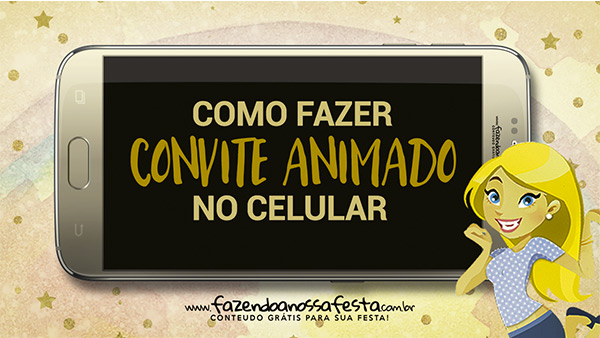 Convite Animado Barbie o Filme - Modelo Novo para Celular!