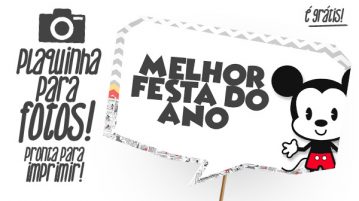 Plaquinhas Mickey Baby Vintage Grátis Imprima em Casa Plaquinhas Mickey Baby Vintage Grátis