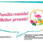 Plaquinhas para Festa Flamingo 9