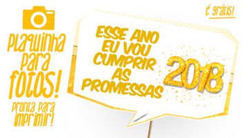 Plaquinhas Ano Novo 2018 Grátis para Baixar e Imprimir em Casa Plaquinhas Ano Novo 2018 Grátis