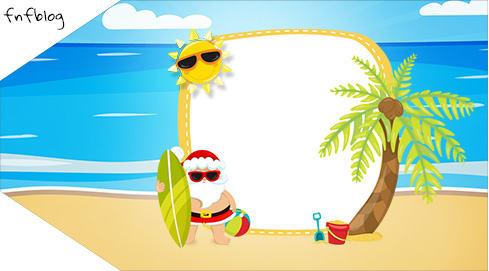 Tag Agradecimento Etiqueta Natal Tropical
