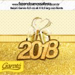 Rotulo Mini Baton Garoto Ano Novo 2018 Kit Festa