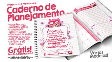 Caderno de Planejamento para Professores Grátis para Imprimir Caderno de Planejamento para Professores Grátis