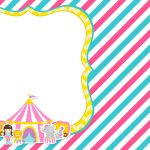 Convite Ingresso para festa Circo Menina 7