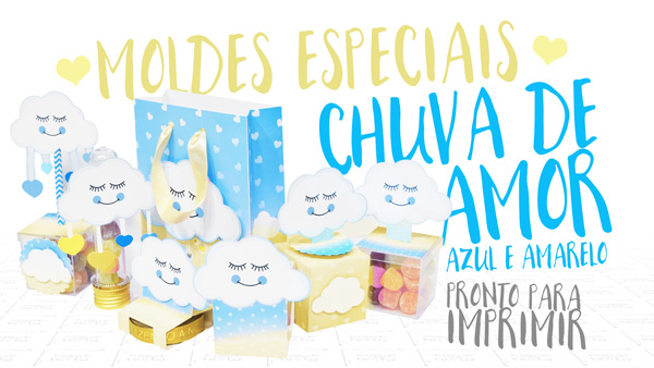 Moldes Especiais Chuva de Amor Menino