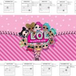 Calendario 2018 LOL Surprise kit festa
