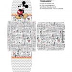 Caixa Personalizada de Kinder Ovo Mickey Mouse Vintage
