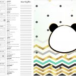 Calendario 2017 2 Panda Menino