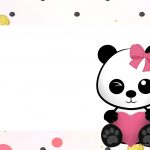 Convite Panda Menina 2