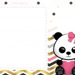 Convite Panda Menina 3