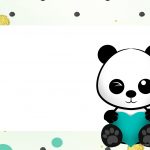 Convite Festa Panda Menino