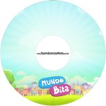 Etiqueta CD DVD Mundo Bita Kit Festa