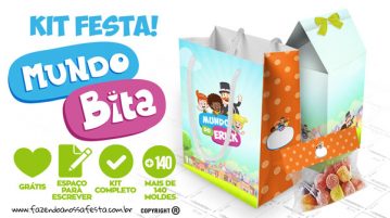 Mundo Bita Kit Festa Grátis para Editar e Imprimir em Casa Mundo Bita Kit Festa para Imprimir