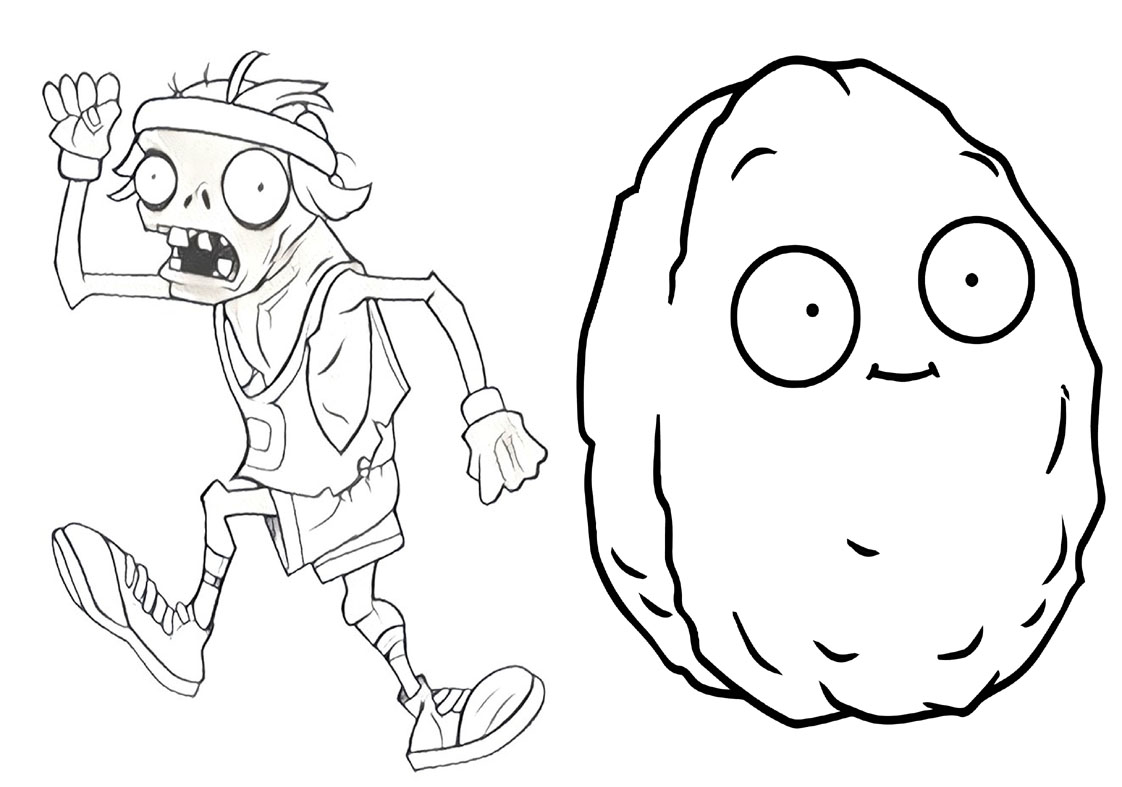 Featured image of post Plants Vs Zombies Para Colorir Para plantar uma planta voc precisar de um determinado n mero de sois cada 25 sois caem do c u de vez em quando o que insuficiente para voc se proteger