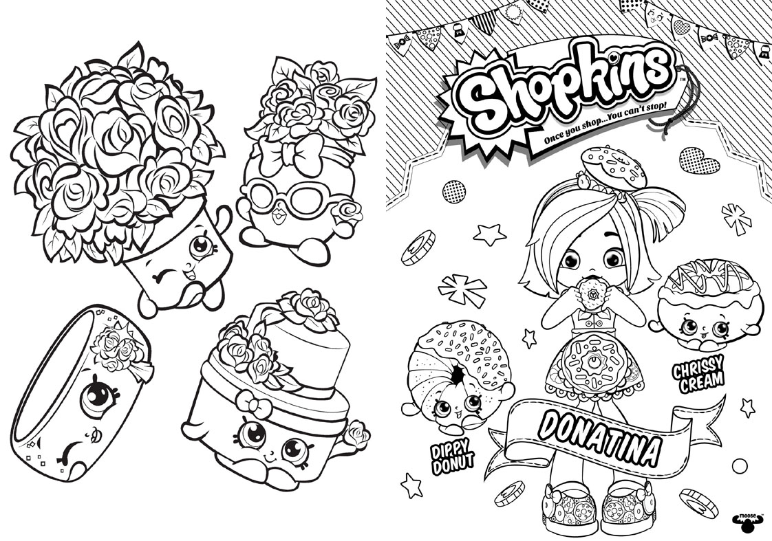 Livrinho para Colorir Shopkins 7 - Fazendo a Nossa Festa