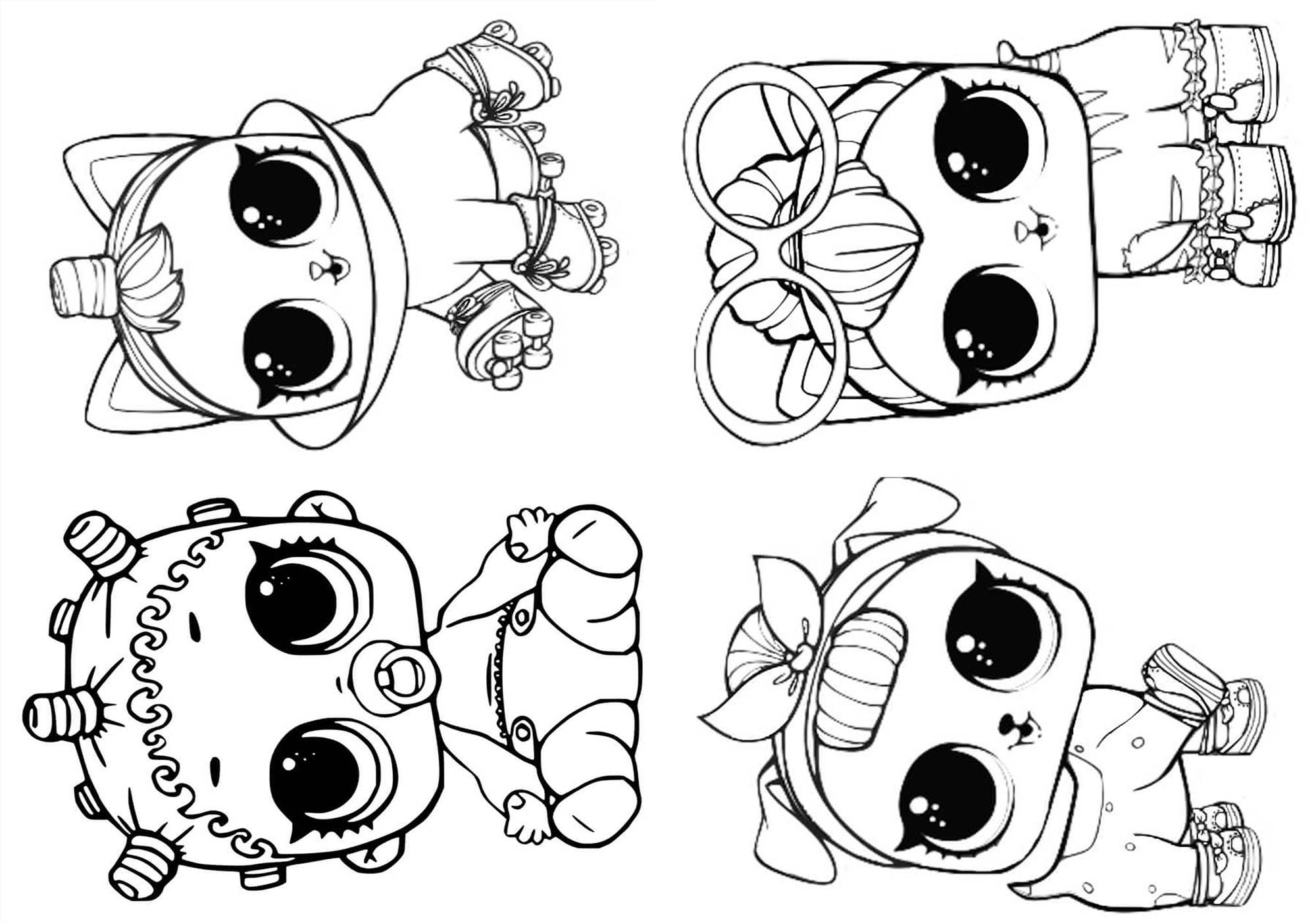 Desenhos de L.O.L. Surprise para Colorir e Imprimir -  Pintar e colorir,  Desenhos para colorir, Desenho de urso