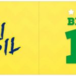 Bandeirinha para Sanduiche Copa do Mundo Kit Festa