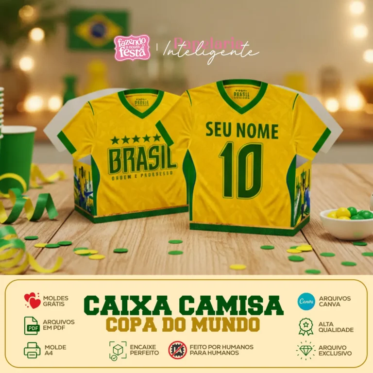 Caixa Camisa Copa do Mundo 2026
