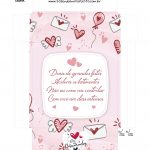 Caixa Dia dos Namorados com letra de musica Dona de grandes feitos 3