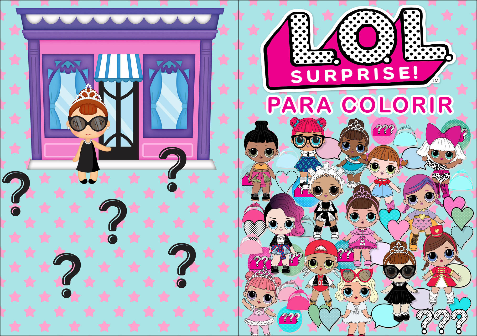 L.O.L Surprise! Livro para colorir