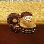 Faixa lateral de bolo Dia dos Namorados Ferrero Rocher 2