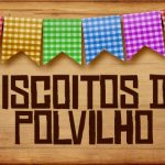 Plaquinhas de Comida para Festa Junina Biscoitos de Polvilho