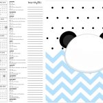 Calendario 2017 2 Panda Azul