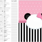 Calendario 2017 2 Panda Rosa